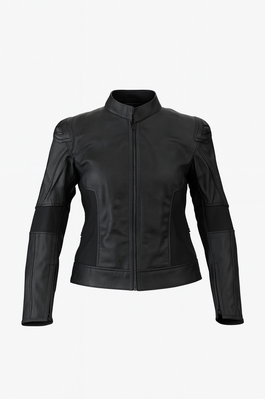 TORQ-X Velocity Women's Leather Jacket - Black